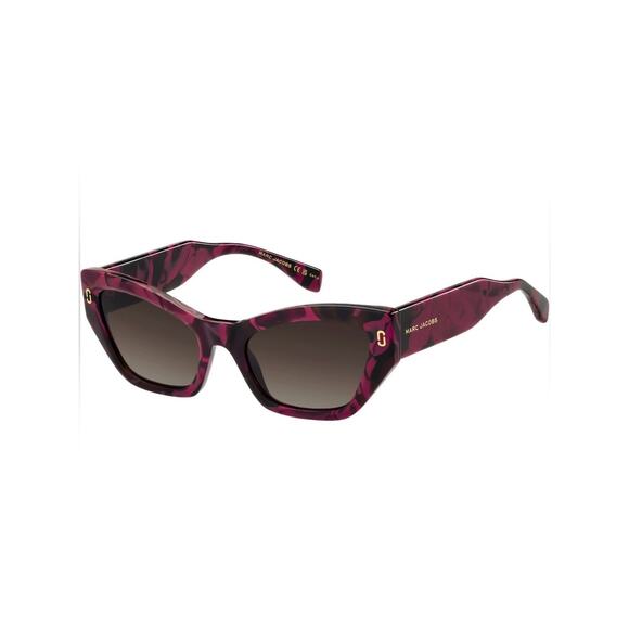 NEW!!! Marc Jacobs MJ1117/S I34HA Burgundy Marble Cat-Eye Sunglasses Authentic main image 5